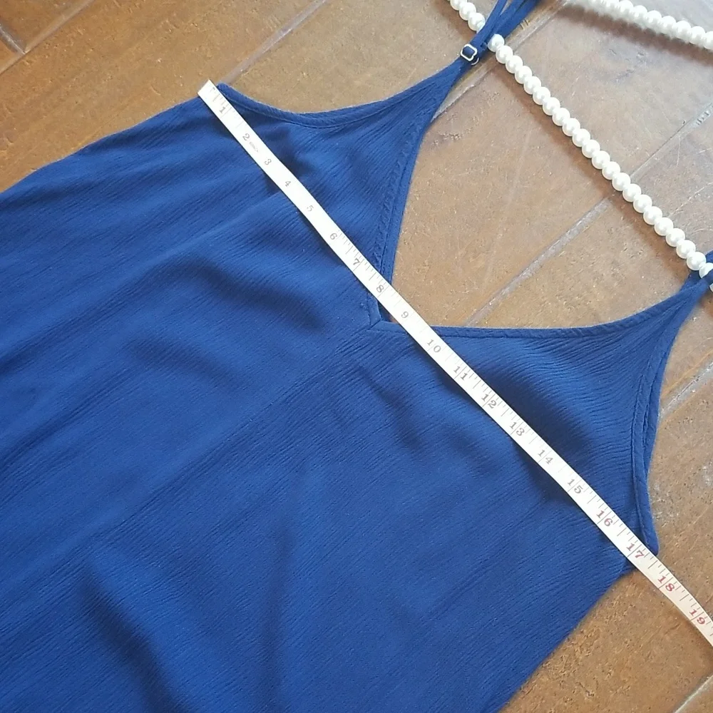 Lovestitch Navy Blue Weekend Mila Sleeveless Maxi Dress Size Small Medium - Picture 9 of 12